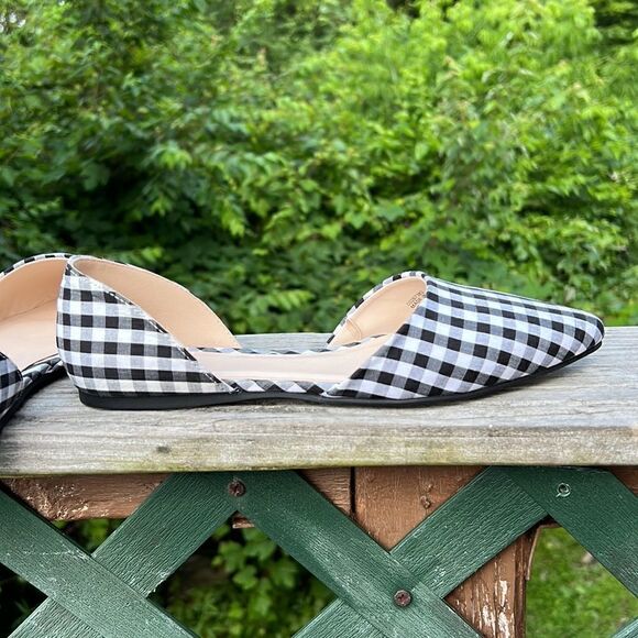 Forever21 Slip on * Black/White Checkered Shoes Sz 7.5 NWOT - Picture 5 of 9
